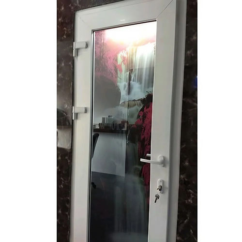 White Upvc Glass Door