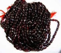 Natural Garnet Oval Shape Faceted 6x8mm To 6x10mm Beads Strand 13''Long