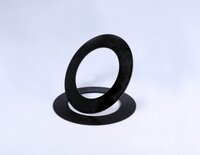 Ball Bearing Steel Disc Spring Washer - Spring Steel, 0.15mm Thickness, 200mm Diameter, Black | Suitable For Industrial Use