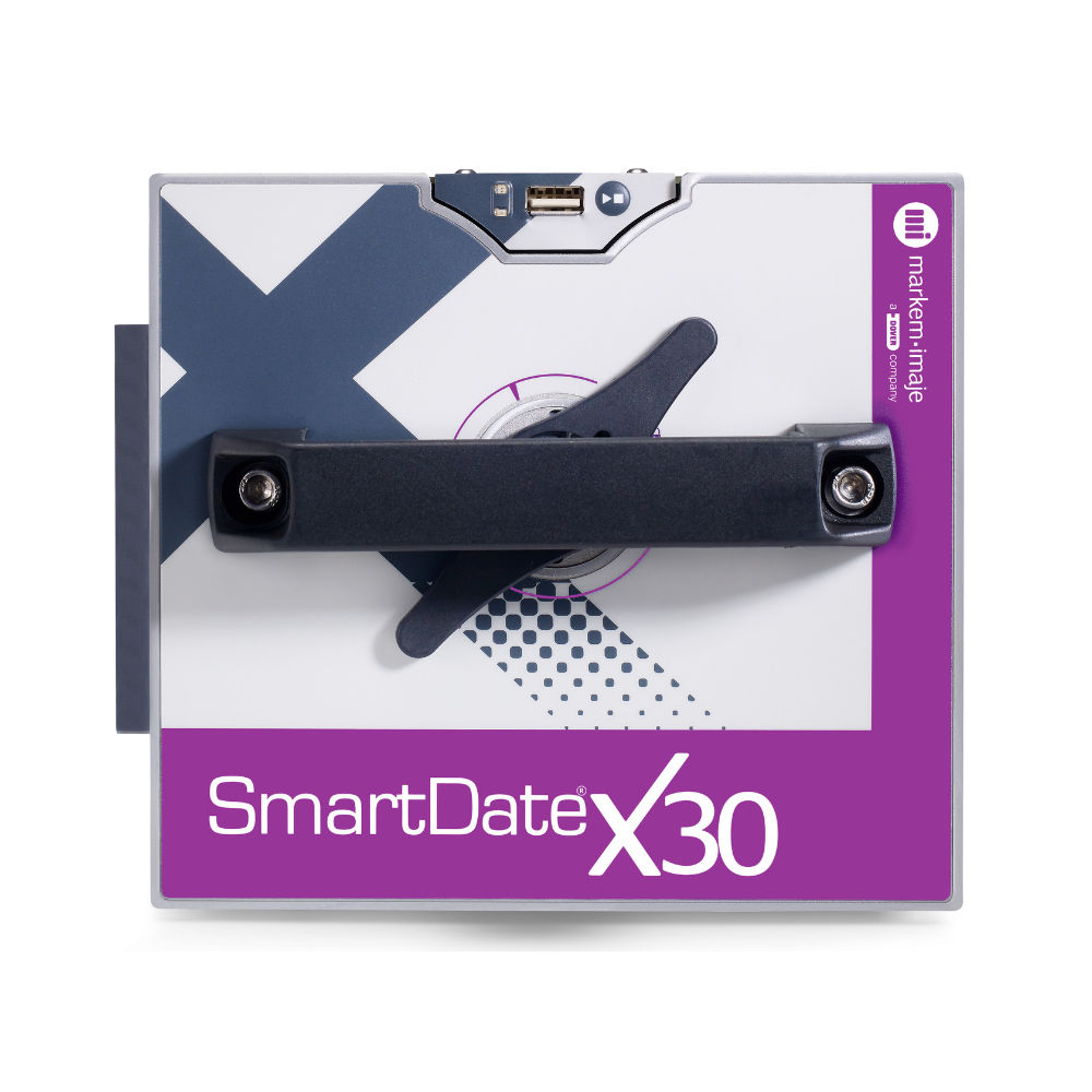 Markem Imaje SmartDate X30 Thermal Transfer Printers.  Online Batch coding