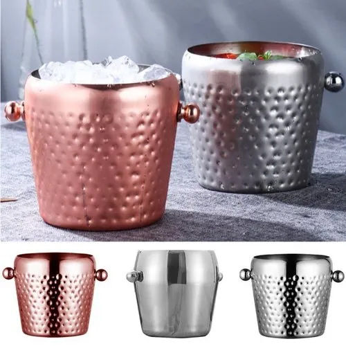 Stainless Steel Signal Wall Apple Ice Bucket