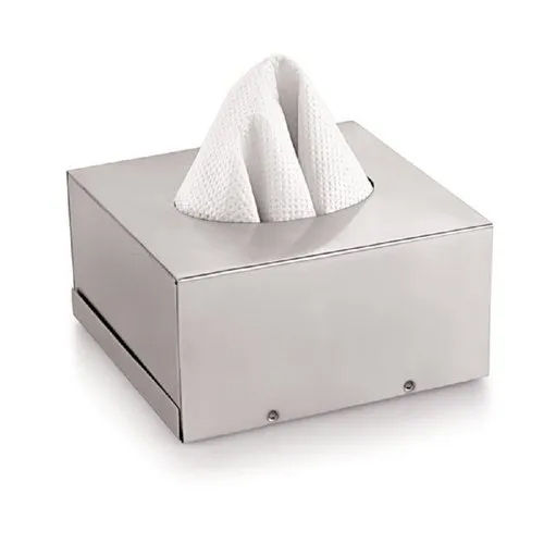 Stainless Steel Square Tissue Holder