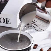 350ml Stainless Steel Milk Mug - Stainless Steel, 350 Ml, Silver | Polished Surface Finish, Comfortable Grip Handle, Easy To Clean