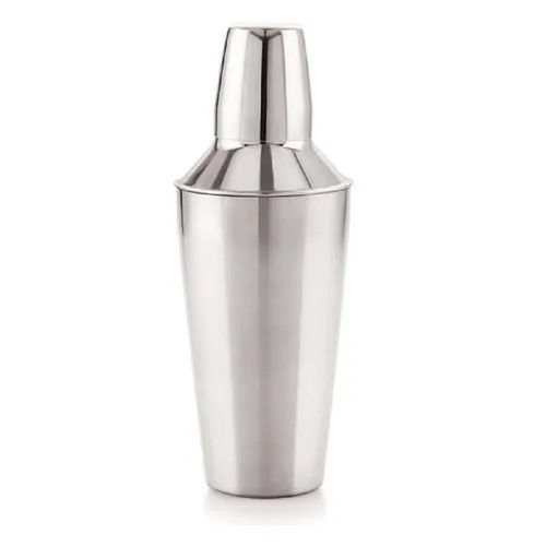 Silver 500ml Stainless Steel Shaker