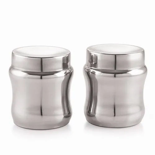 Silver 150Ml Stainless Steel Canister