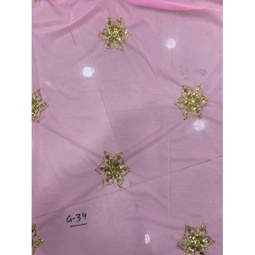 White Embroidery Fabric