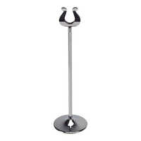 Ss Menu Holder - Stainless Steel, 12 Inch Size | Manual Design, Sleek Silver Finish, Durable And Elegant Display Solution