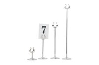 Trishul Menu Card Holder - Steel Material | Available Sizes: 4", 8", 12", 18", Silver Finish, Ideal For Events