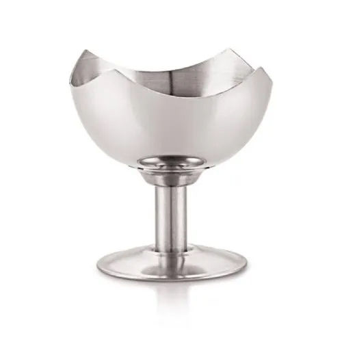 Silver 2Mm Stainless Steel Ice Cream Cup