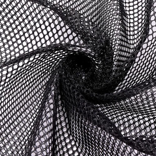 Warp Knitted Net Fabric (Valve Net) (Bag Fabric) - Color: Black