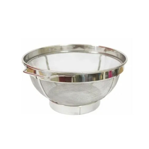 Durable Stainless Steel Circular Silver Fruit Basket