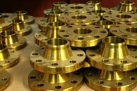 Brass Flange (sorf, Weldneck, Blind, Socketweld, Threaded) - Premium Brass Alloy, Various Sizes Including 1/2", 1", 3", Class 125 & 150#, Ideal For Industrial Applications
