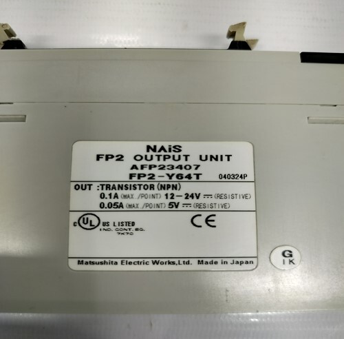 MATSUSHITA ELECTRIC FP2-Y64T EXPANSION UNIT