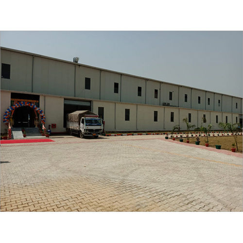 Modular Prefabricated Warehouse - Color: Black