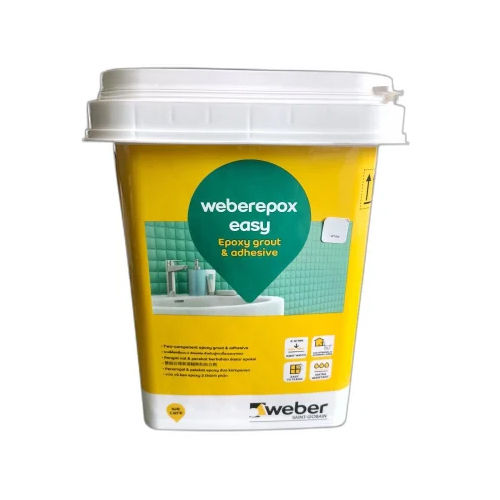 5kg White Weberpox Easy Tile Adhesive - Grade: Chemical Grade