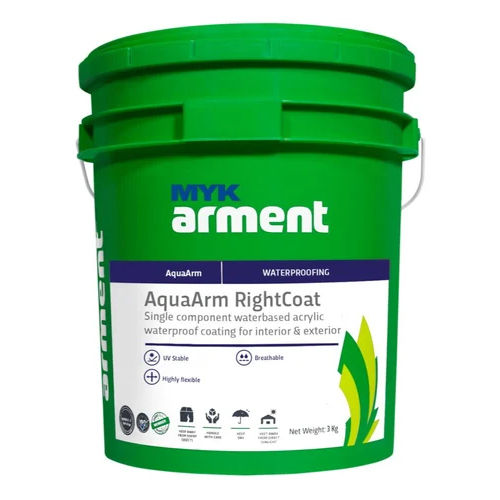 Myk Arment Aqua Arm Rightcoat Waterproof Coating - Color: White