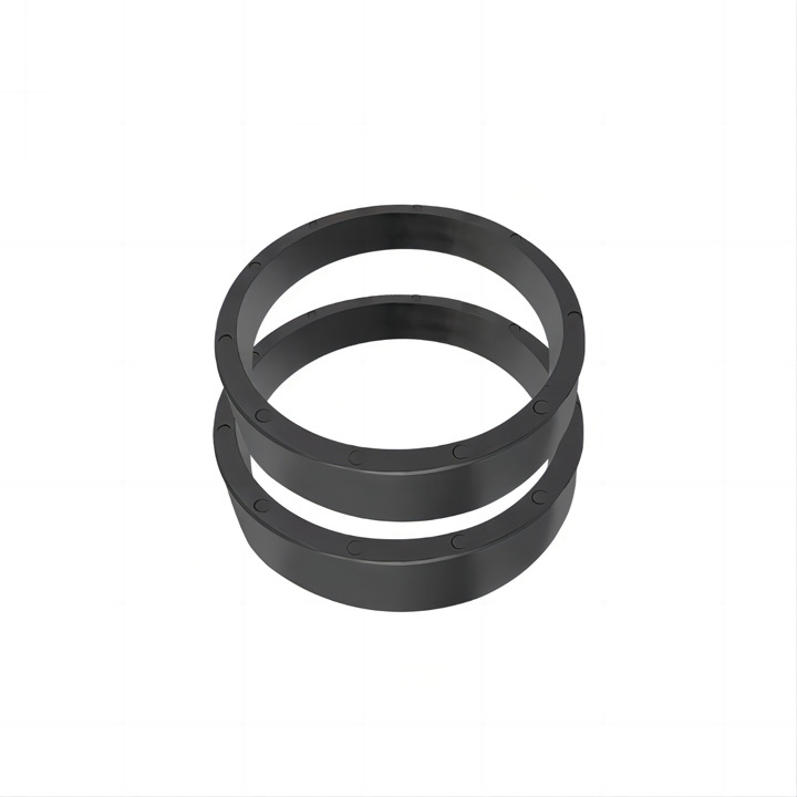 Injection Moulded Magnets DC Fcan Motor Bonded Ferrite Ring Magnet With Inner 10 Poles