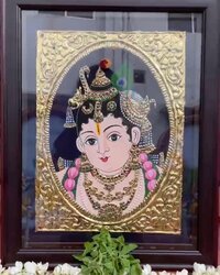 KRISHNA TANJORE ART