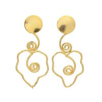 Designer Gold Plated Earring, Latest Design - Earrings Type: Dangle Earrings