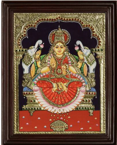 Lord Shiva Family Tanjore Painting