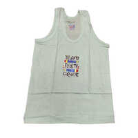 Cartoon Print Pastel Colour Vest - Cotton Fabric | Sizes S, M, L, Xl, Available In Various Colors, Plain Pattern With Vibrant Cartoon Design