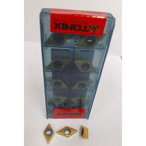 DCMT11T308-PC-AX3220A Turning Insert - Metal, Available Sizes | Golden Color, Polished Surface, Industrial Application