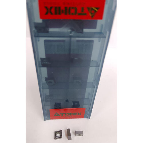 CCMT060204-MF-AX3200 - Metal Turning Insert | Sizes Available, Silver Color, Polished Surface, Designed for Industrial Applications