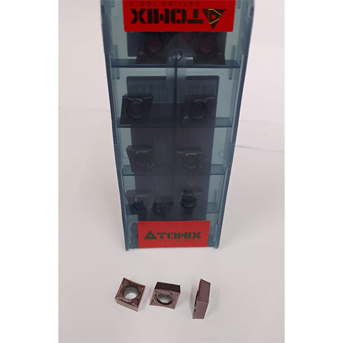 CCMT09T302-MF - Gray Polished Metal Turning Insert | Industrial Application, Sizes Available