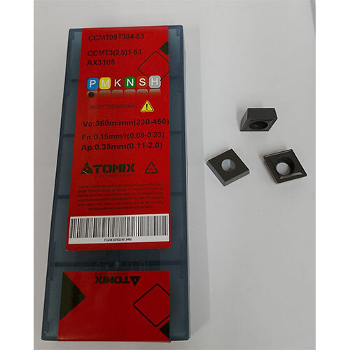 CCMT09T304-53-AX3105 Turning Insert - Metal, Sizes Available, Gray | Industrial Use, Polished Surface