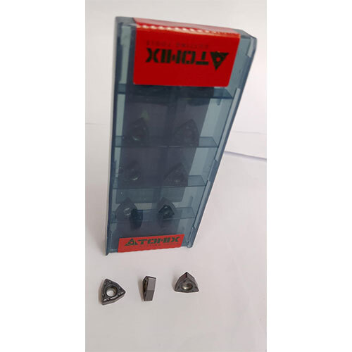 WCMX030208FN -AX3220 U-DRILL INSERT - Metal Material, Sizes Available, Silver Finish, Polished Surface | Industrial Application