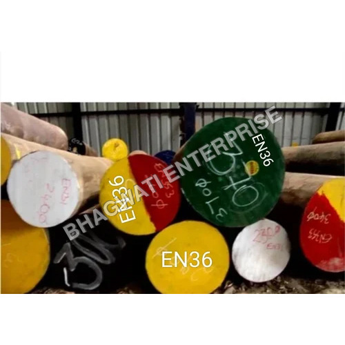 En36 Alloy Steel Round Bar - Finish: Polished