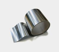 Titanium Grade 5 Shim - Uns R56400 Strip Shim, 1/2" - 2" Dia, Silver Color, Leak Tested For Exchanger Applications