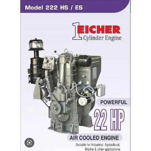 Silver Eicher Diesel Engine