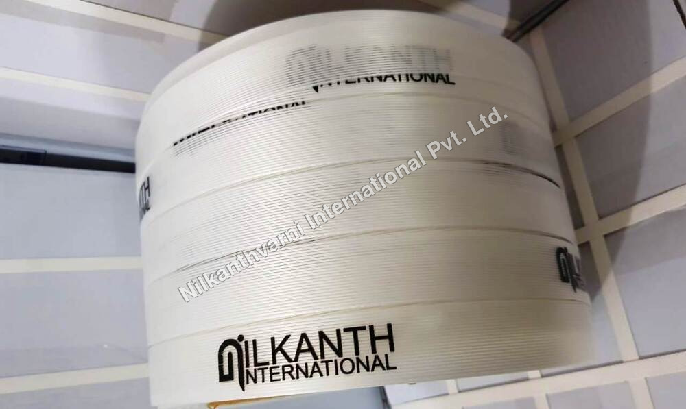 Polyester Composite Cord Strap - Standard Size, White Color | Ideal for Industrial Applications