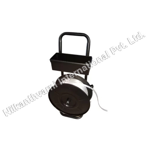 Strapping Trolley (Dispensers) - Color: Black