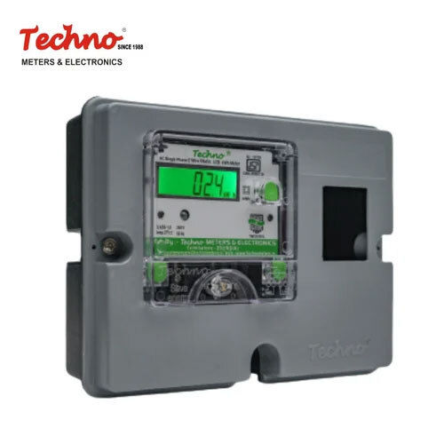 Techno Single Phase Energy Meter With Box