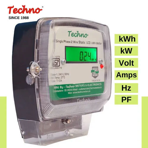 Techno Single Phase Electric Meter