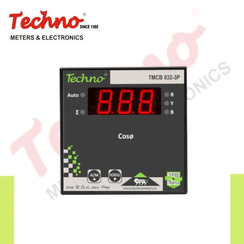 Three Phase Digital Programmable Power Factor Meter