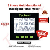 Three Phase Programmable Trivector Meters - Color: Black