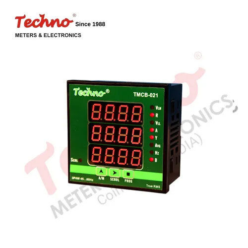 Green 3 Phase Vaf Meter