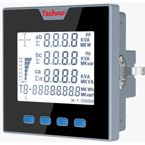 Techno 3 Phase Panel Mounted Multi Functional Energy Meter