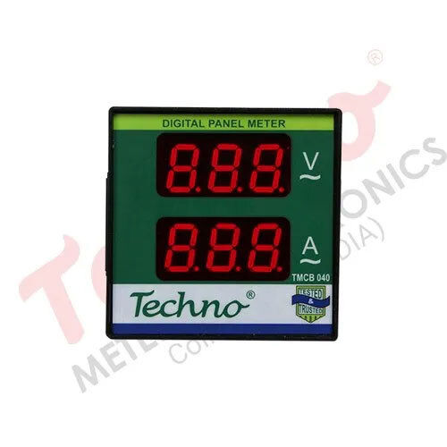 Black Digital Volt Meter 72X72