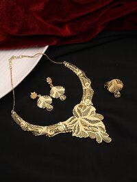 Traditional Gold-Plated Forming choker Necklace set