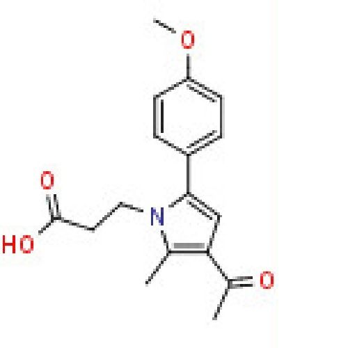 3-[3-Acetyl-5-(4-methoxyphenyl)-2-methyl-1h-pyrrol-1-yl]propanoic acid