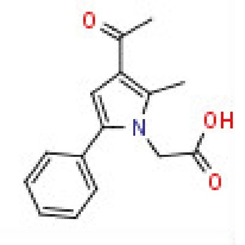 (3-Acetyl-2-methyl-5-phenyl-1h-pyrrol-1-yl)acetic acid