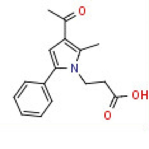 3-(3-Acetyl-2-methyl-5-phenyl-1h-pyrrol-1-yl)propanoic acid