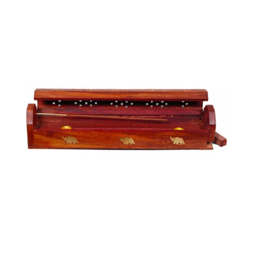 Polished Wooden Incense Box