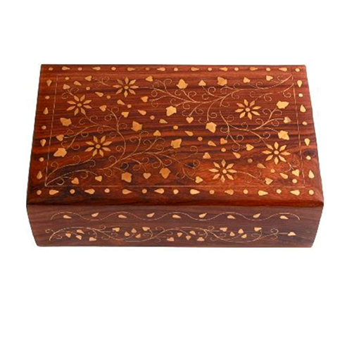 Full Brass Wooden Jewellery Box