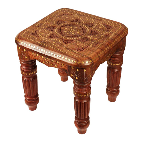 Wooden Square Stool