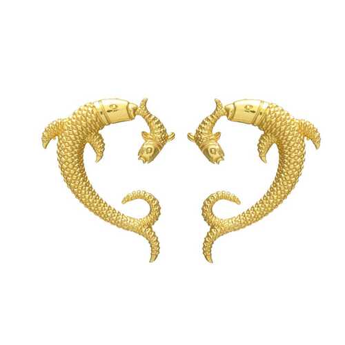 Fish Design Stud Earring